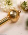 Antique 18K Gold T-Bar Pendant with Watch Key