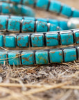 Turquoise Cuff Bracelet by Federico Jimenez | Sterling Silver | Vintage Style | Stacker Bracelets