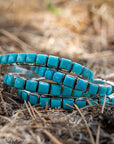 Turquoise Cuff Bracelet by Federico Jimenez | Sterling Silver | Vintage Style | Stacker Bracelets