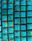 Turquoise Cuff Bracelet by Federico Jimenez | Sterling Silver | Vintage Style | Stacker Bracelets