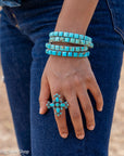 Federico Jimenez Turquoise Cluster Ring, Royston Kingman Sleeping Beauty, Sterling