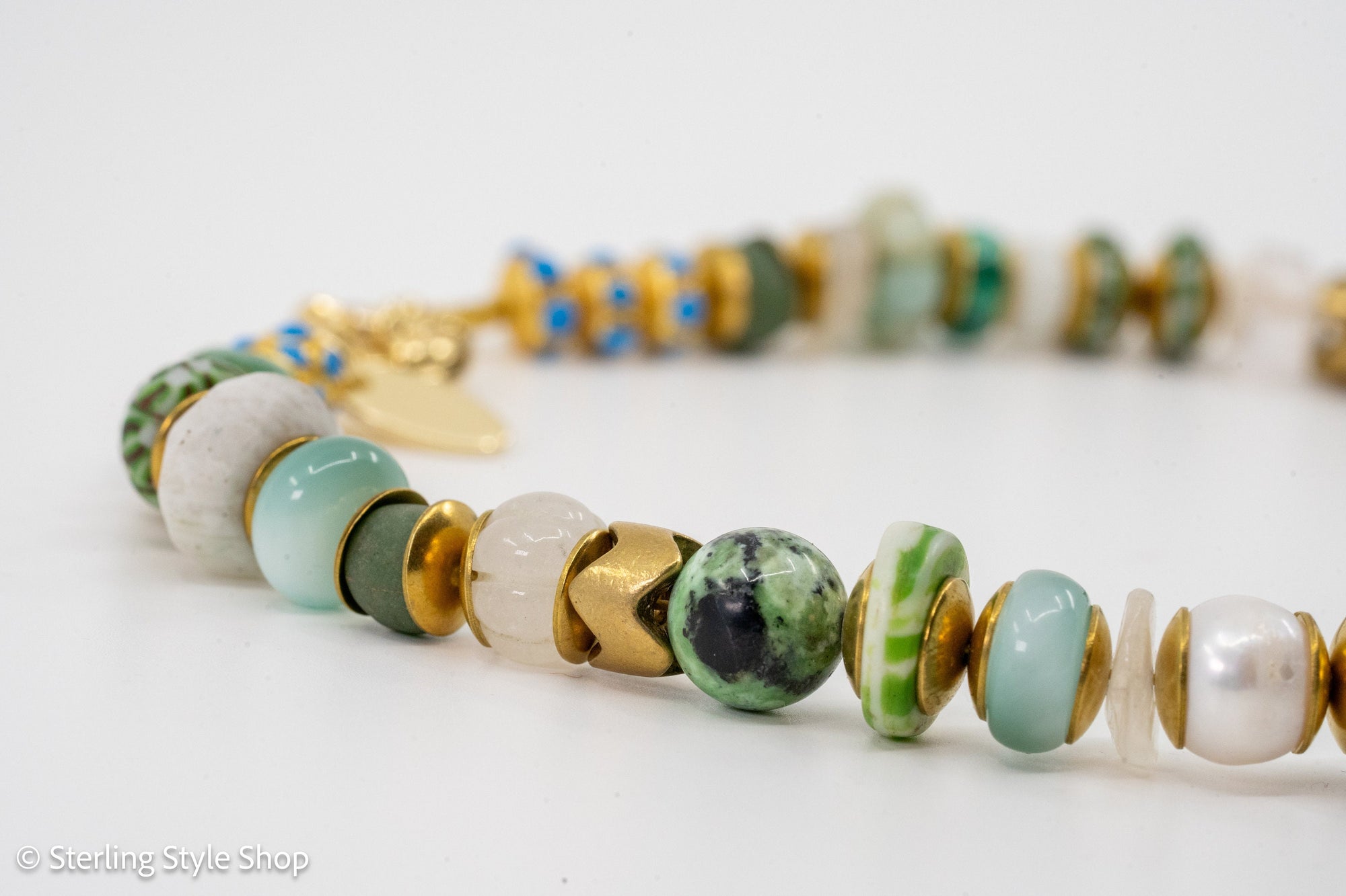 17&quot; multi bead necklace