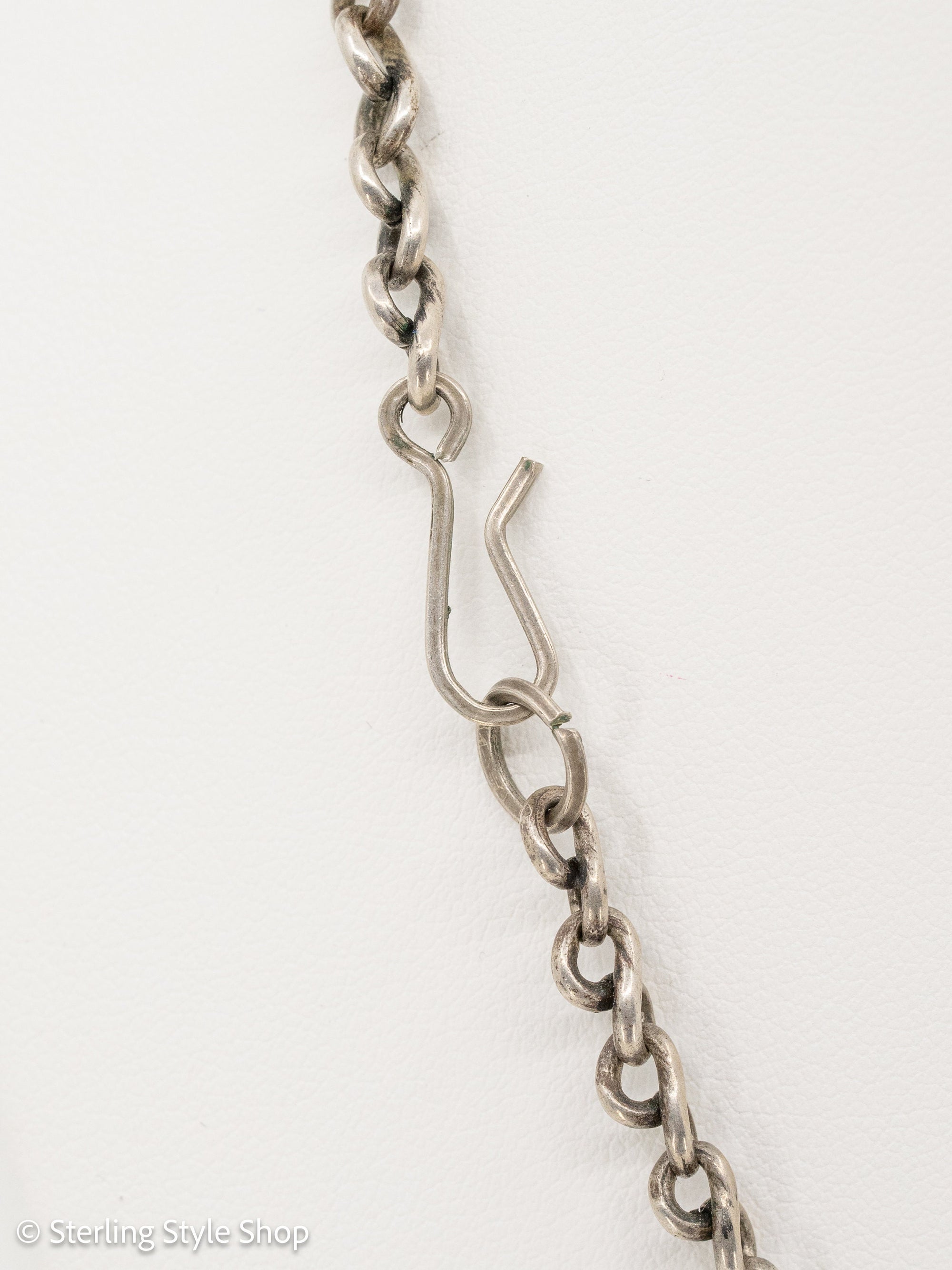 19.5&quot; Vintage Sterling Silver necklace from Yemen