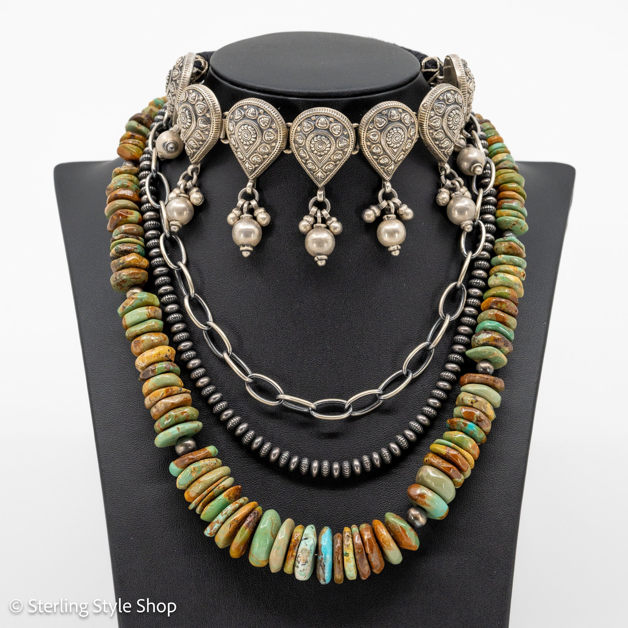 17&quot; Adjustable Sterling Silver Paperclip Chain