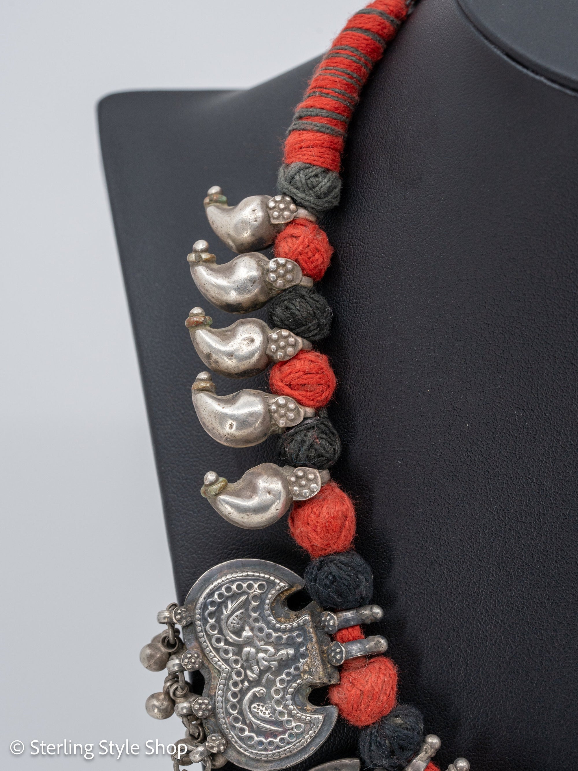Adjustable Vintage Amulet Necklace from Rajasthan, India