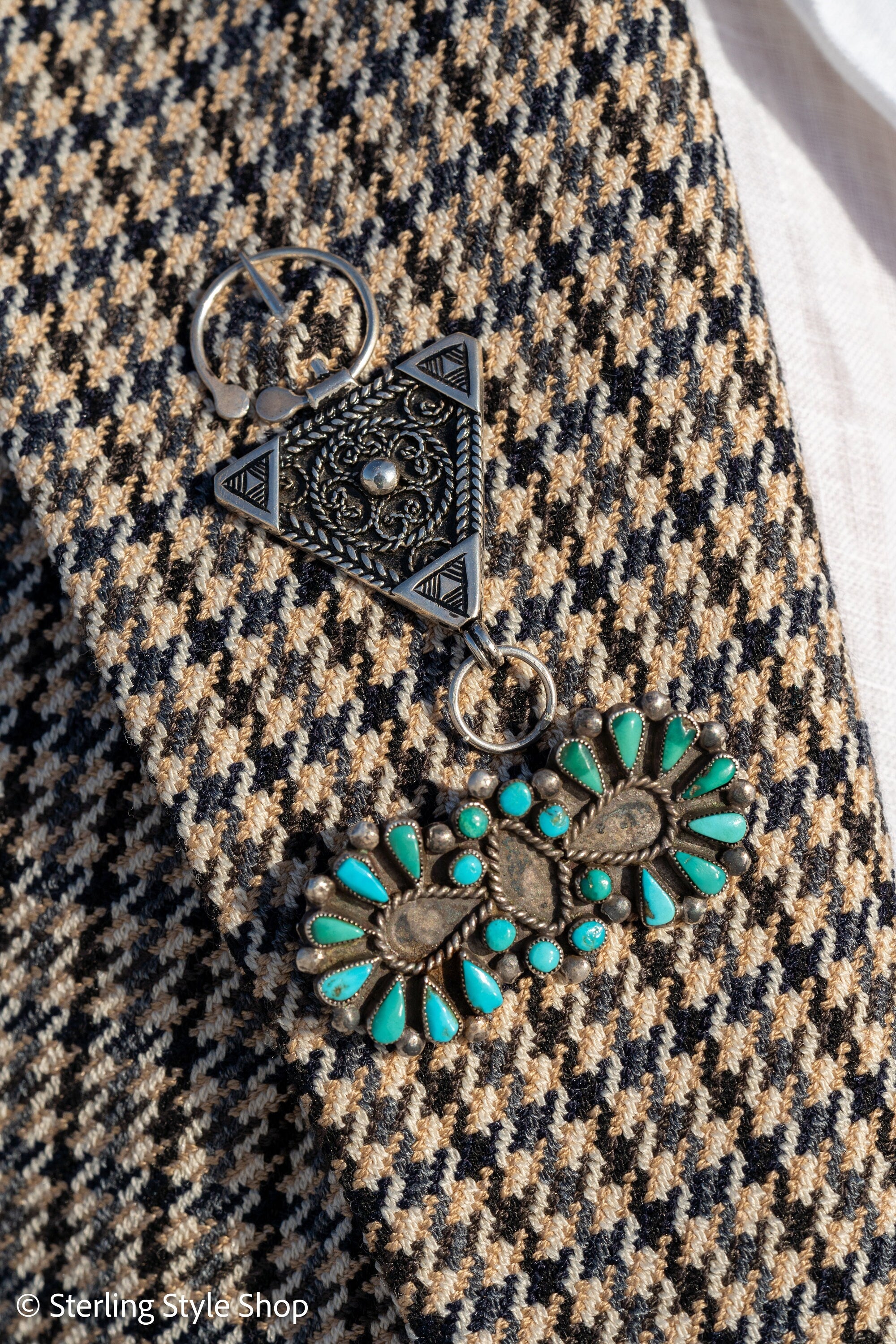 Silver Berber Fibula from Morocco