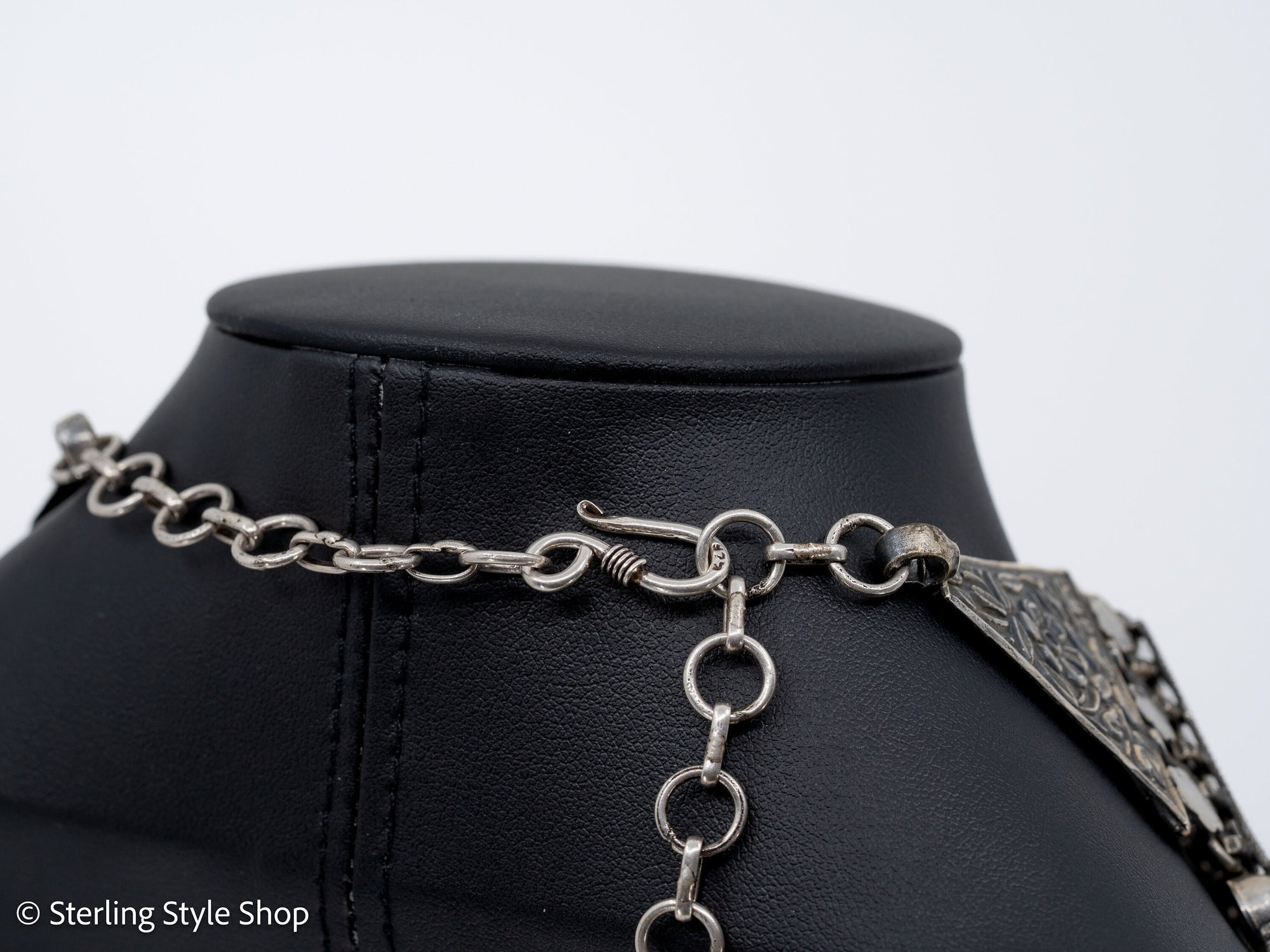 Vintage Silver Coin necklace from India