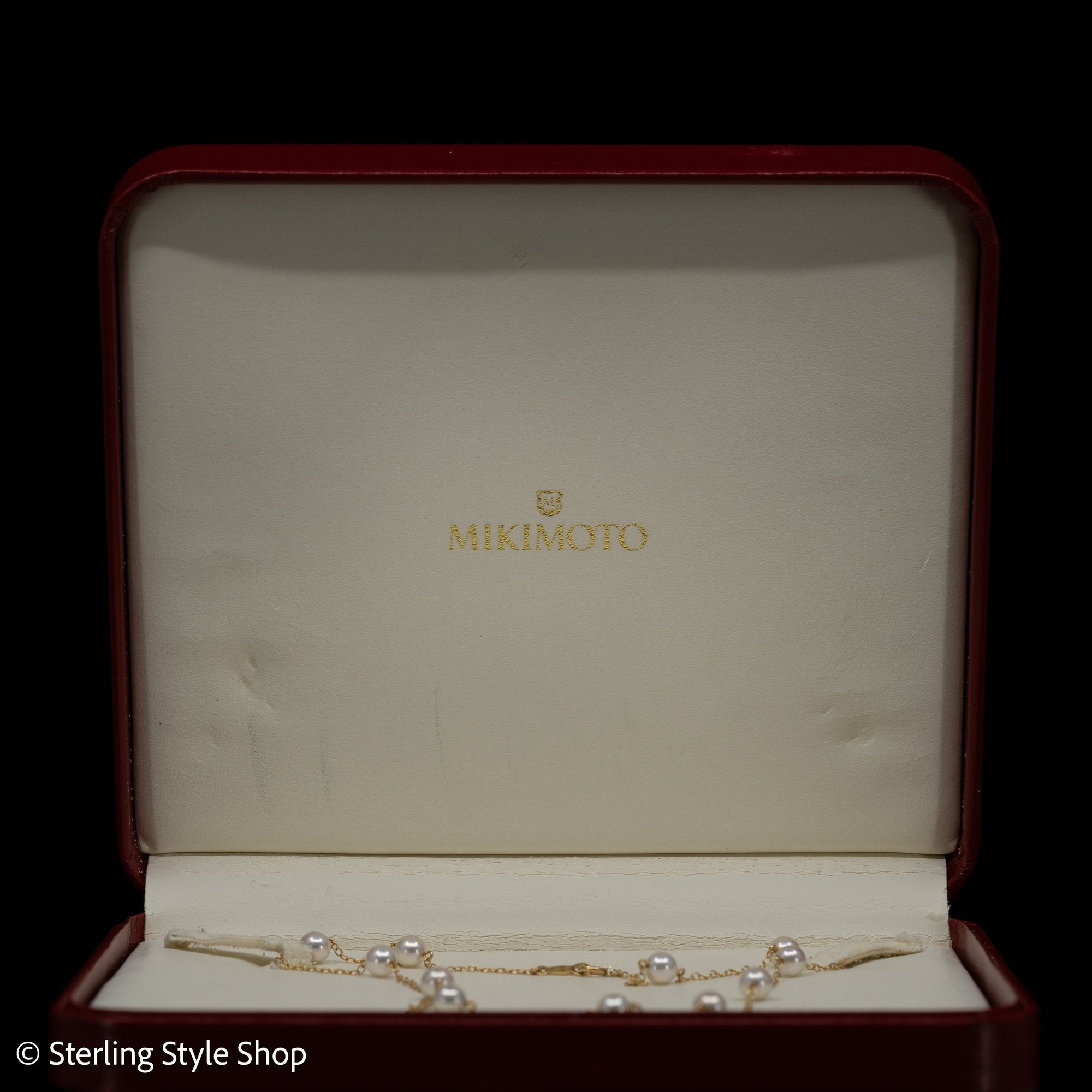Mikimoto Cultured Pearl Station Necklace
